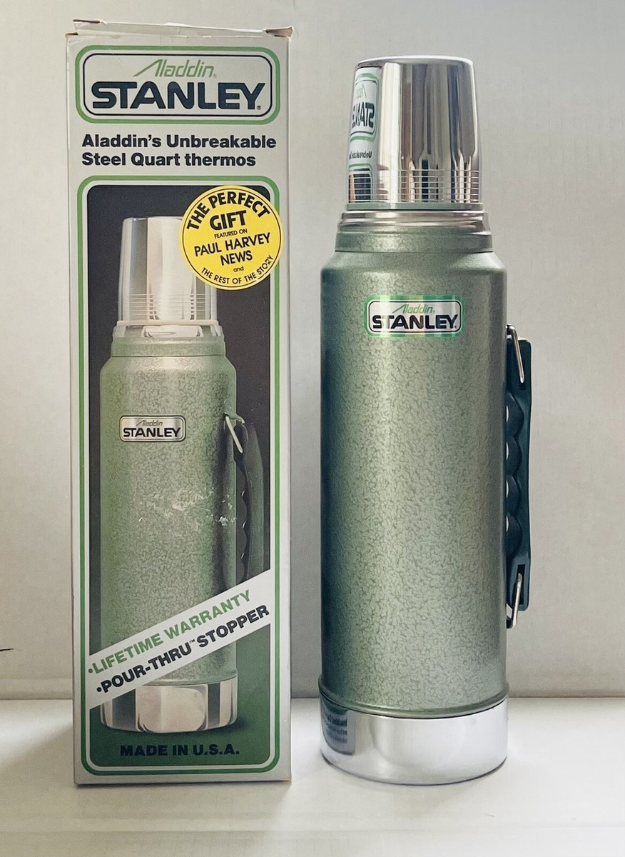 Vintage Aladdin Stanley Green Pour Through Stopper W/ Handle