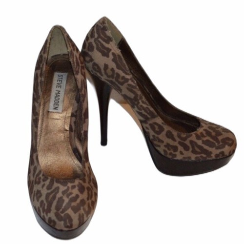 steve madden leopard platform sandals