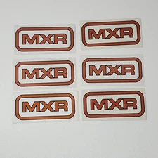 Vintage MXR Guitar Pedal Stickers Lot of 6 New Old Stock  1970s 1980s 70s 80s D