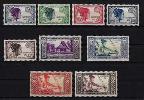 1952 LAOS - SG 13/17 + Airmail 18/21 - Jobs - MNH** - Picture 1 of 1