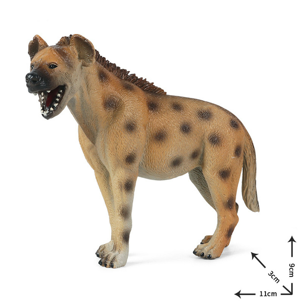Spotted Hyaena Model Hyaenidae 2022 New Wild Animal Figure Decor Kids Gift  Toy | eBay