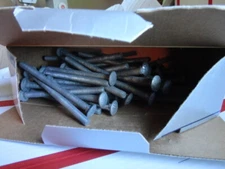 MF 50 PCS. 3/8-16 X 5 HOT DIP GALVANIZED CARRIAGE BOLTS