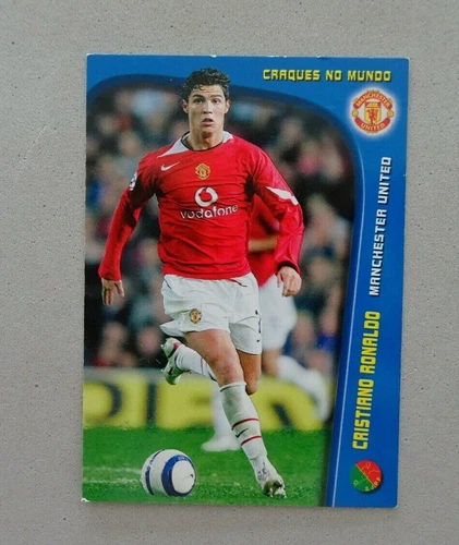 RARE CRISTIANO RONALDO Card #107 MEGA CRAQUES 2005/06 MANCHESTER UNITED PANINI