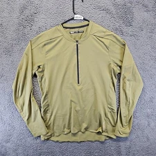 REI Coop Pullover Shirt Men Size Medium Green Long Sleeves Half-Zip Base Layer