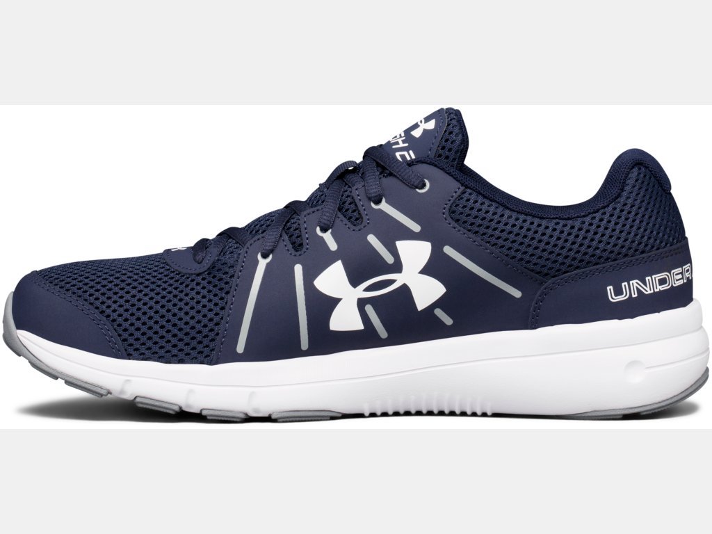 Nuovo Under Armour Uomo Dash 2 In esecuzione scarpe Midnight - Size 13 - Midnight scarpe Navy / bianca 3b4667 Nuovo Under Armour Uomo Dash 2 In esecuzione scarpe Midnight - Size 13 - Midnight scarpe Navy / bianca 3b4667
