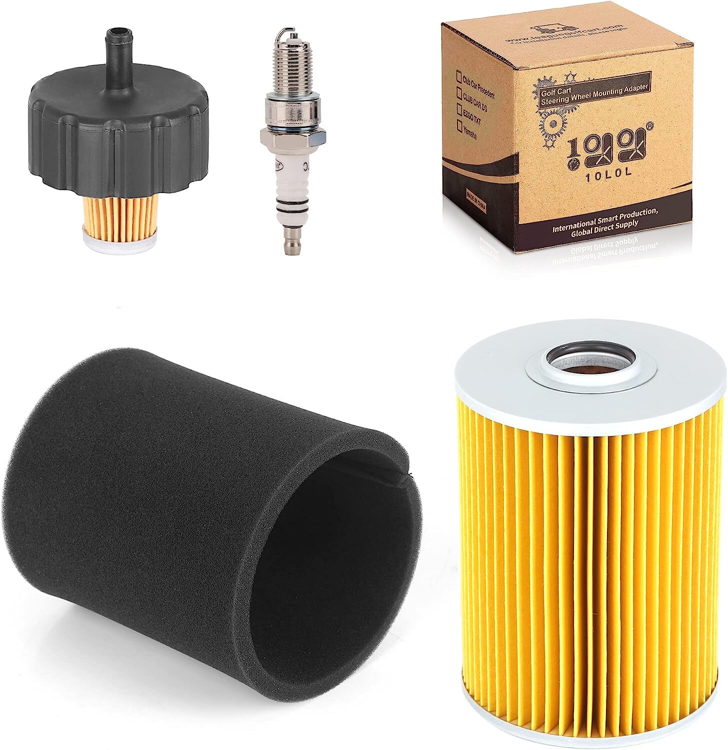 Cart Tune Up Kit For Yamaha G2 G8 G9 G11,air/ Fuel Filters, Spark Plug