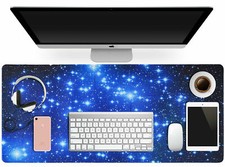 Extend Large Galaxy Gaming Mouse Pad Non-Slip Keyboard Mat For Laptop Computer