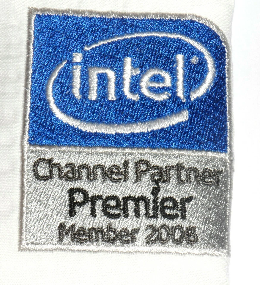 NEW GENUINE 2006 'INTEL CHANNEL PARTNER' SHIRT! EMBROIDERED! WHITE! LS! XL - Image 2 of 4