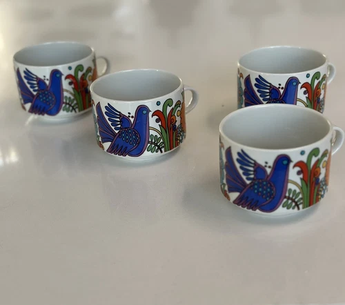 Villeroy & Boch Acapulco Coffee Mug/Cup. 5 Ounces. Set Of 4