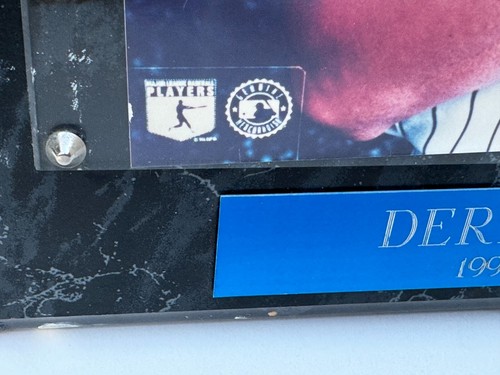 NY YANKEES ORIGINAL DEREK JETER 1996 ROOKIE OF THE YEAR PHOTO PLAQUE PHOTOGRAPH - Picture 7 of 14