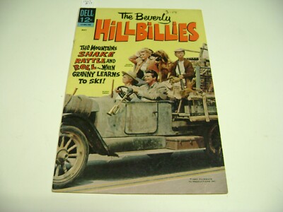 Vintage 1967 Dell comic book BEVERLY HILLBILLIES #17, Picture Cover, Buddy Ebsen