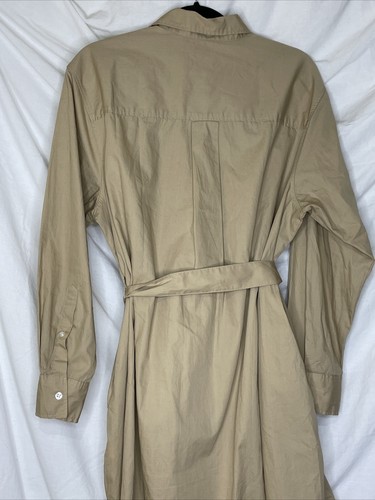 Gap Safari Allzweck-Shirt mit Gürtel khaki neu Sand Langarm Kleid Größe Small - Bild 7 von 12
