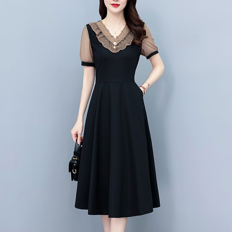 A-Line Dresses for Women Size 10-20 Medium Large XL XXL Midi