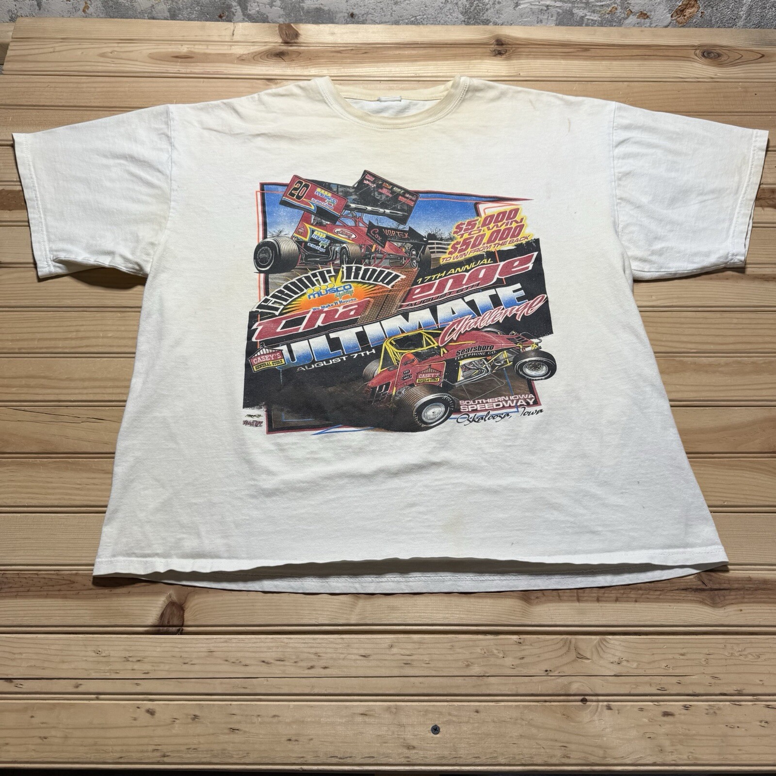 FILA Camicia da corsa Front Row Ultimate Challenge Southern Iowa Speedway Outlaw taglia 2XL