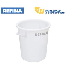 REFINA Plasterers 50L Heavy Duty White Plaster Mixing Tub 13 Gallon Bucket