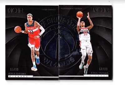 Kyle Kuzma 2023-24 Panini Noir /99 Set Wizards
