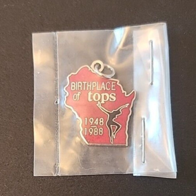 New Birthplace of Tops Club 1948 1988 40th Anniversary Map Collectible Charm