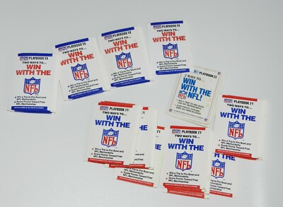 Vintage NFL Pro Set Playbooks scratch off Game Cards II IV VI  Lot of 60+ BIN
