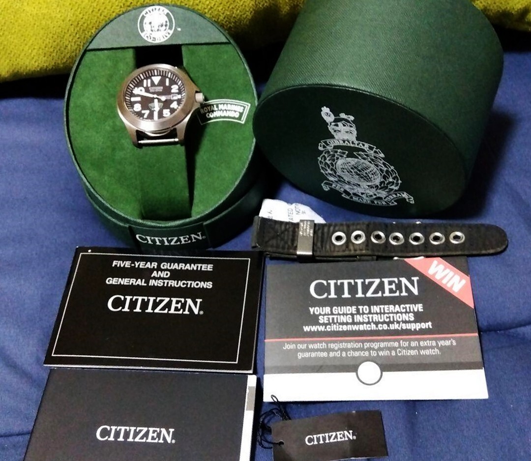 Citizen Royal Marines Commando UK Limited Edition E168