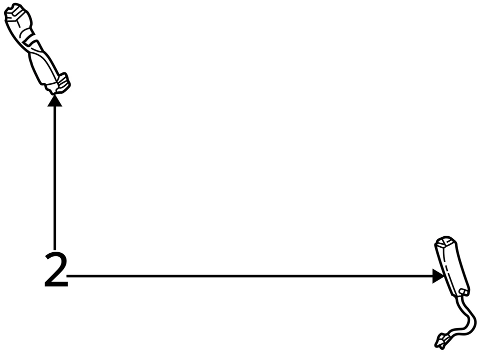 Seat Belt Front Bench Seat Split 40/60 Fits 00-01 FORD F150 PICKUP 724227 Foto 3 de 3