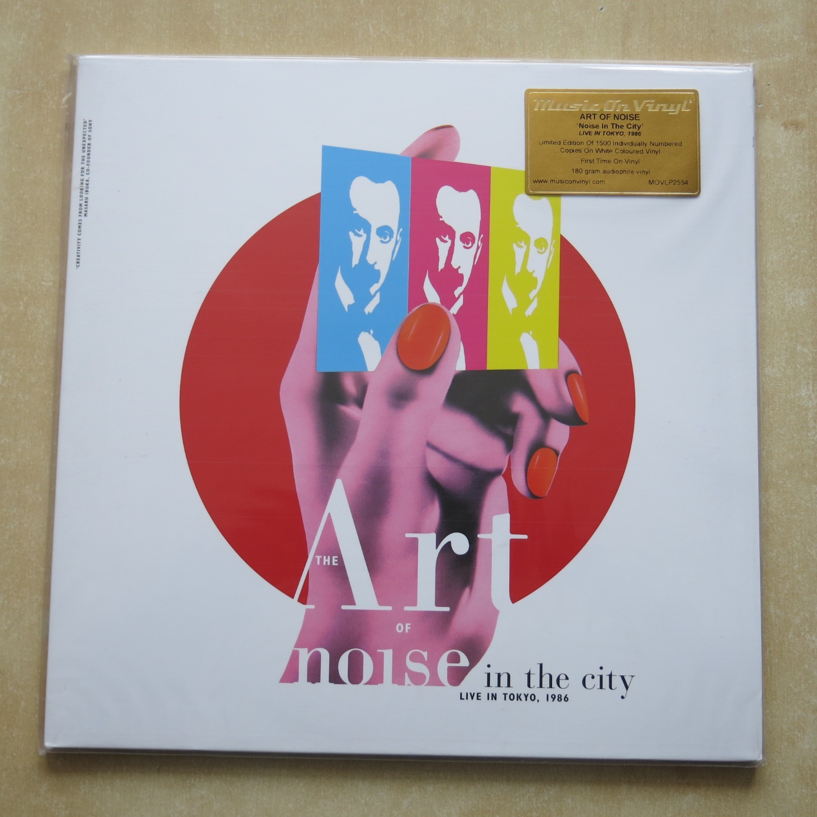 THE ART OF NOISE Noise In The City - MOV double white vinyl LP Mint