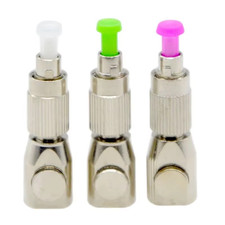 Optical Fiber Adapter Connector OTDR Test Coupler FC Round Bare Fiber Flange