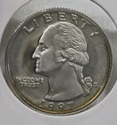 1997-S Silver Washington Proof 25c Uncirculated Quarter