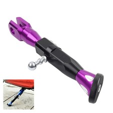 Cavalletto Moto Universale Regolabile Supporto Laterale Piede Cavalletto Viola