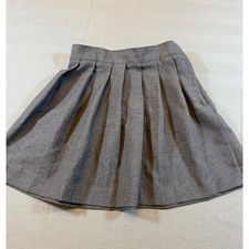 French Toast Girls Pleated School Uniform Skirt Size 4 Heather Gray Twill 1800