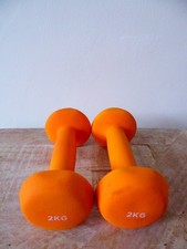 2KG Neoprene Dumbbell Pair
