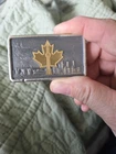 New ListingTD Mint CN Tower 5 oz .999 Silver Bar w/ 5g Gold Maple Leaf RARE LuckyRips