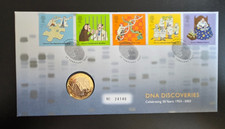2003 DNA Discoveries £2 Coin Cover Royal Mail Royal Mint