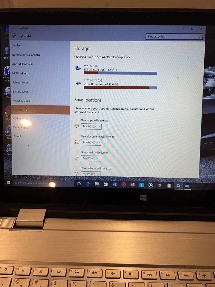 HP ENVY 15 X360 I5-4210CPU 1511 Win10 8GB RAM 674 GB 64BitOS Touch Screen FoPart - Image 2 of 4