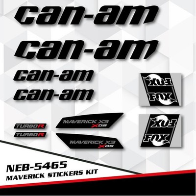NEW FOR CAN-AM MAVERICK X3 XDS TURBO R DECAL STICKERS REPLACMENT KIT NEB-5465