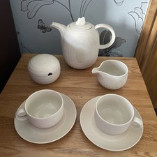 Hornsea Pottery Concept 2 Person Coffee Set Coffee Pot, Coffee Cups & Saucers
