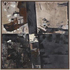 Renwil OL2125 Odysseus Black/Brown Canvas Art