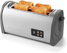 NEW  ECT4200D Digital Long Slot 4-Slice Toaster, Touch Screen, 6 Toast Shades, D