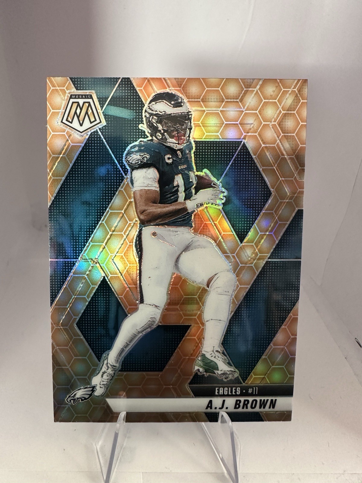2025 Panini Mosaic A.J. Brown Honeycomb #78 Case Hit SSP Eagles 🔥🔥🔥