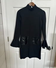 Black Longsleeves Bodycon Dress Small