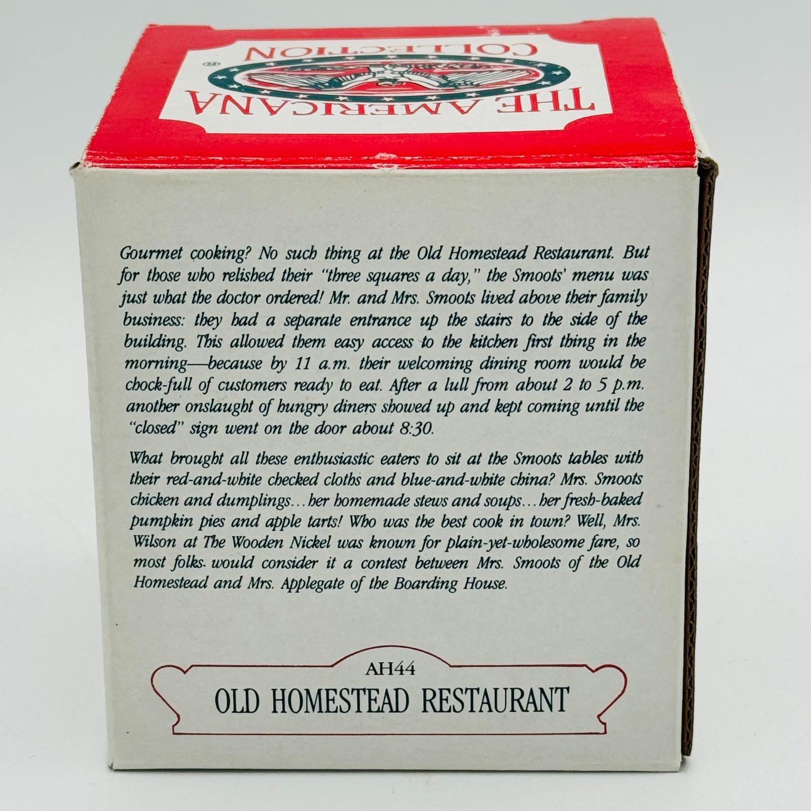 Liberty Falls Americana Collection Old Homestead Restaurant AH44 Vintage 1994