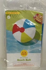 Inflatable Beach Ball 14 Inch Diameter Sun Squad