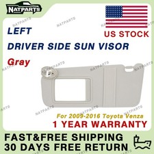 Left Driver sun visor W/ Lights fits for Toyo...