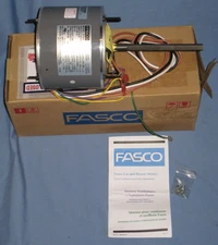 NEW BOX FASCO Model D7908 1075 RPM AC Air Conditioner Condenser Fan Motor 1/3 HP