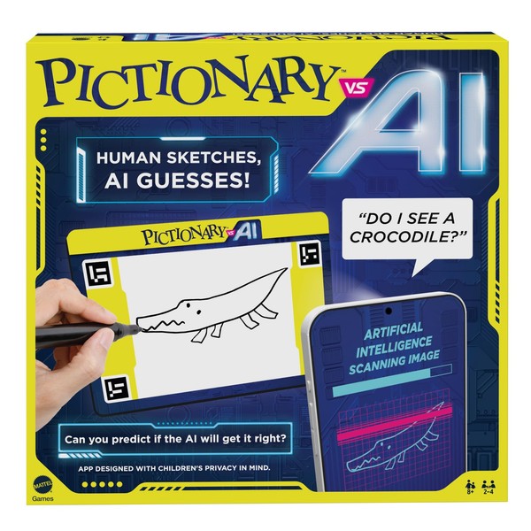 Pictionary Vs. AI Family Game For Kids And Adults And Game Night Using Artificia-image