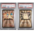 SEQUENTIAL PSA 8 SET Celebrations UPC Charizard 4 & Pikachu 58 Gold Metal Promo