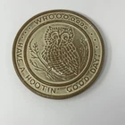Frankoma Owl trivet Tile Whooooo Have a Hootin’ Good Day