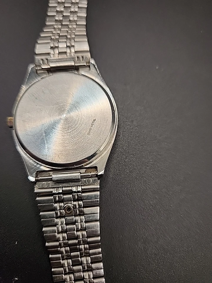 Reloj de vestir vintage Longines Whittnauer suizo 2/tonos línea delgada para hombre Foto 4 de 4