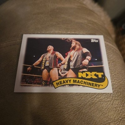 2018 Topps Heritage WWE NXT Tag Teams And Stables Heavy Machinery #TT-16