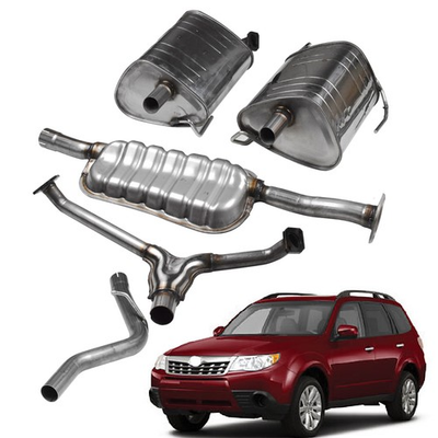 #ad #ad Fit 2009 2013 Subaru Forester 2.5L Natural Aspirated Dual Exhaust Dual Mufflers $414.99