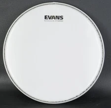 Evans Hybrid Marching Snare Drum Batter Head White 13 in.